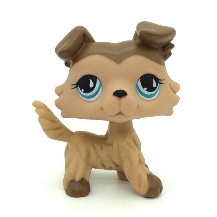 Редкое животное зоомагазин lps игрушка такса собака такса коричневая оригинальная фигурка колли кокер-спаниель дог ребенок Дети подарки