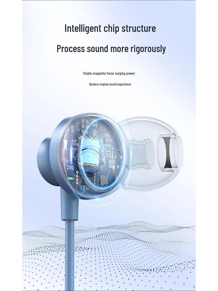 Проводные металлические внутриканальные наушники с разъемами 3,5 мм и Type-C - Тяжелый бас и управление с мобильного телефона