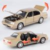 1/32 Toyota Crown 133 JZS133 Сплав Классическая Модель Старого Автомобиля Литой Металл Ретро Автомобиль Модель Автомобиля Звуковая и Световая Симуляция Детская Игрушка Подарок