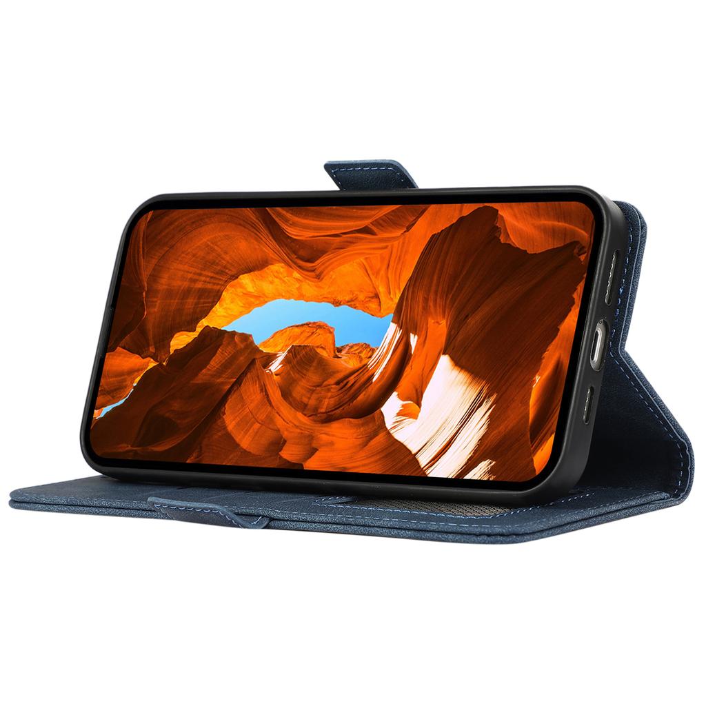 ABEEL For Xiaomi Redmi Note 14S 4G Case PU Leather Folio Stand View RFID Blocking Phone Cover