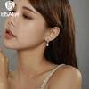 BISAER Женские серьги из 925 стерлингового серебра оригинального дизайна
