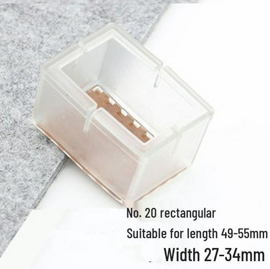 Прозрачные противоскользящие защитные чехлы для ножек стульев и столов