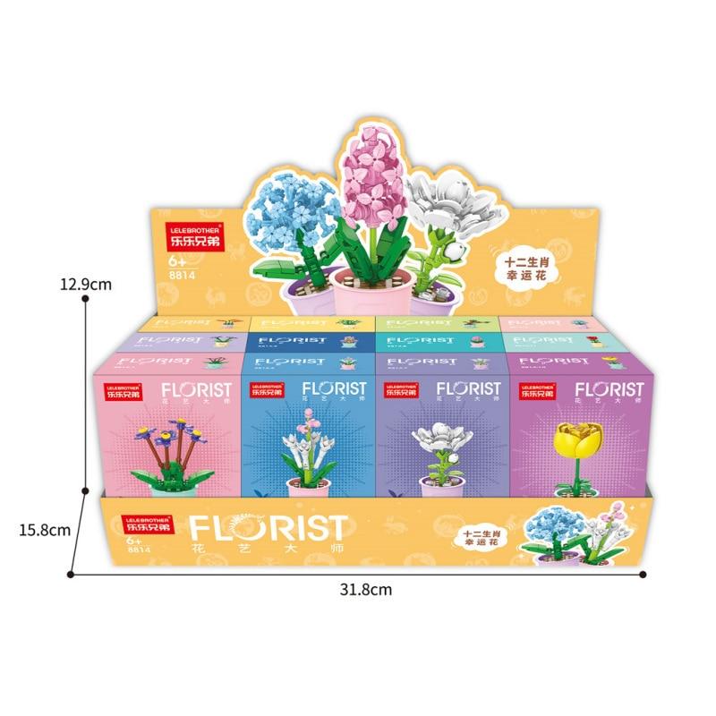Цветок подсолнуха, строительные блоки, сумка, вечная корзина, бонсай, сад, романтические кирпичи, сделай сам, модель горшечных растений, детский комплект, игрушка для девочки