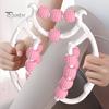 Leg Massage Roller Anti-Cellulite Lymphatic Drainage Deep Tissue Therapy Thighs Arm Back Shoulder Muscle Relaxation Massage Tool with 13/20 Rollers