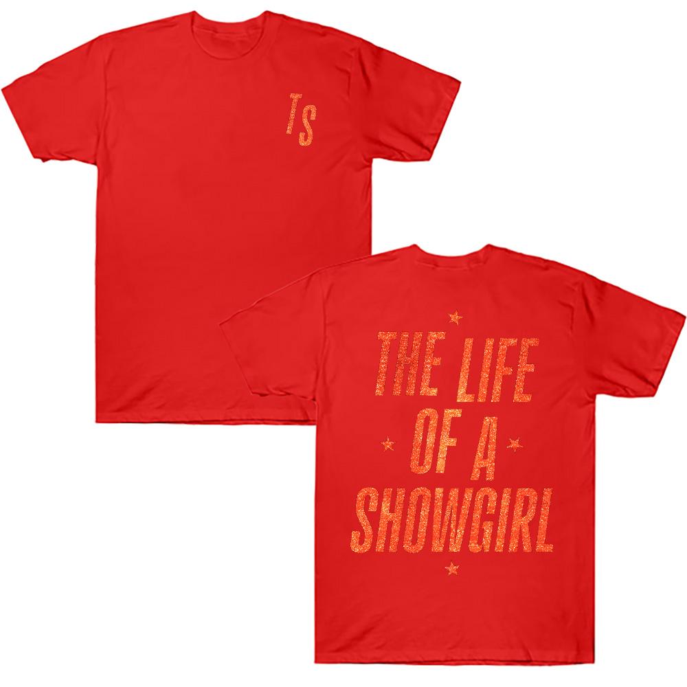 Comfort Cotton Vintage The Life of A Showgirl T-shirts New Album 2025 Tees TS Gift for Fan Clothing Summer Fashion Men Women Top