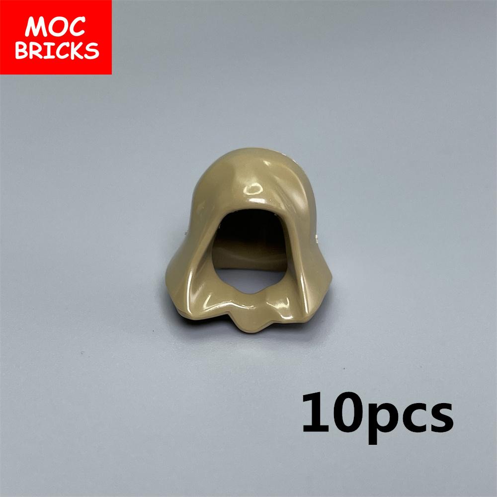 MOC Блоки Головной убор Капюшон Шлем Опущенный 4 см Тело Фигурки Аксессуар для ношения 30381 15428 Строительные кубики Игрушки Детские подарки
