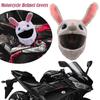 New Multi Style Motorcycle Helmet Cover Trendy Cartoon Windproo Thickened Dust Helmet Funny Winter Animal Plush Cover Prote A3W7