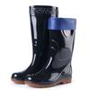 Высокие резиновые сапоги черные трехслойные длинные резиновые сапоги мужские высокие резиновые сапоги водная обувь