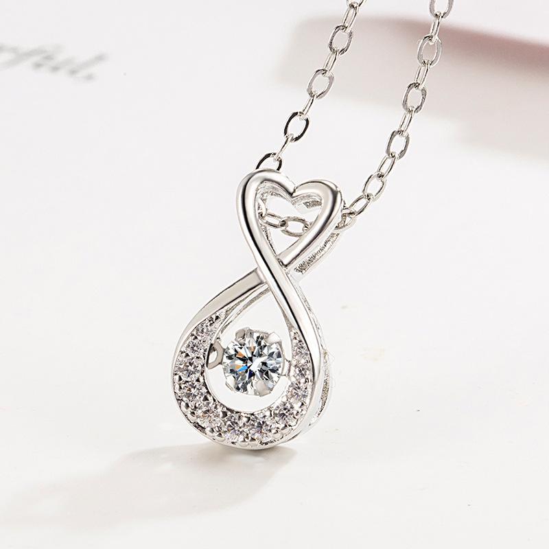 Sace Gems Copper Alloy Zircon Women Pendant Necklace Fashion Gift