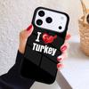 Чехол для телефона с флагом Турции для iPhone 17 Air 16 15 14 13 12 11 Pro Max Plus