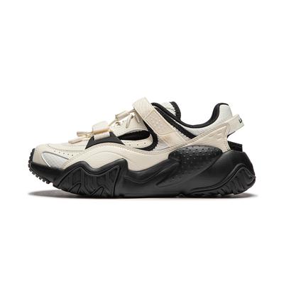 Li Ning Chuan You Удобная универсальная толстая подошва, увеличивающая высоту, амортизирующая, износостойкая, низкая повседневная обувь, женская повседневная обувь AGCU184-1