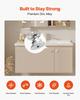 Cabinet Knobs, 12 Pack, 31 mm Acrylic & Zinc Alloy Drawer Pulls Door Handles, Diamond Kitchen Solid Knobs Dresser Handles, Cupboard Hardware with