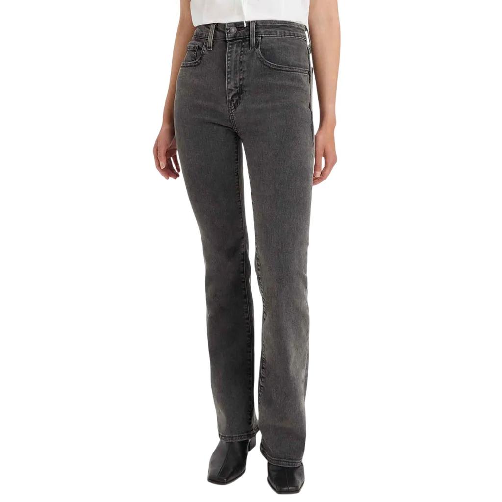 Levis Womens/Ladies 726 Leather Patch High Rise Jeans