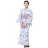 Kimono Yukata Ladies Single Item Haibara Cornflower Brand Made In Japan HAIBARA and [Kyoto Yuzen] (Blue White)
