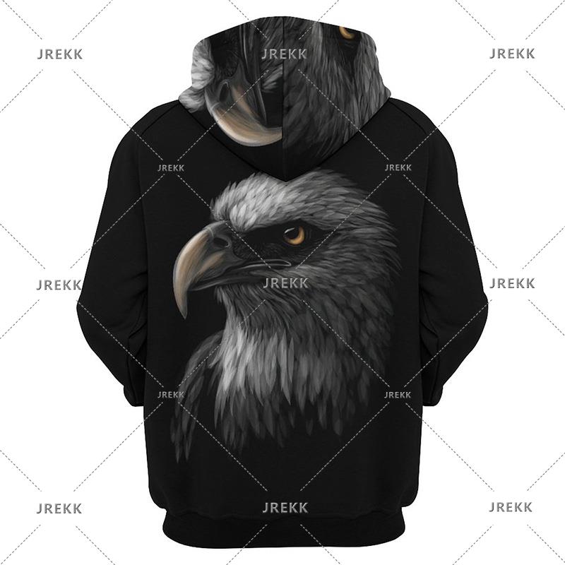 Толстовка с капюшоном America Eagle Graphic, мужская одежда, 3D-эмблема ястреба, напечатанная в 2010 году, новинка в толстовках, женская толстовка Harajuku Fashion y2k с капюшоном
