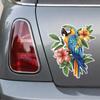 Blue Parrot Car Sticker Vinyl Decal Waterproof Rear Window Motorcycle Camper Bumper Truck Laptop Decoration Y163
