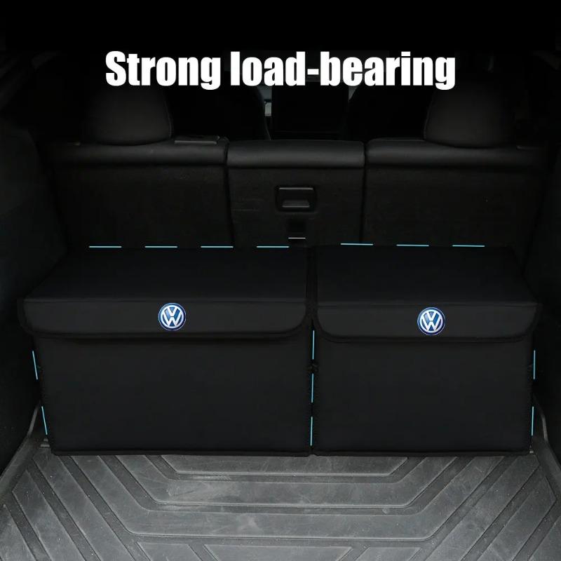 Hub Caps Large Capacity Car Rear Trunk Foldable Storage Box Organizer For Volkswagen VW GTI GTD Golf Polo Passat Tiguan R RLine