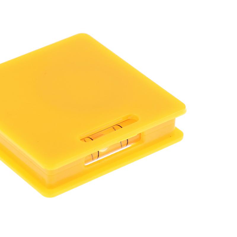 1M Portable Mini Multifunctional Keychain Square Steel Tape Measure With Gradienter