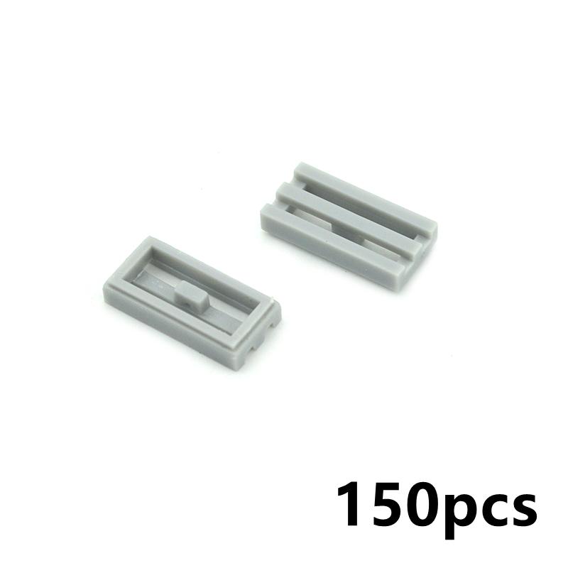 150 шт. Решетка радиатора 1x2 DIY Enlighten Block Совместимый с 30244 Собираемые части Переключатель Защелка MOC Кирпичики