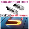 Dynamic Sequential Amber Front Led Side Marker Lights For Mini Cooper F55 F56 F57 2014 2015 2016 2017 2pcs Car Turn Signal Light