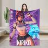 Плед Overwatch Кико Качественный Супер Теплый Плед-покрывало Зимний Декоративный Диван Кровать Эстетичное Покрывало