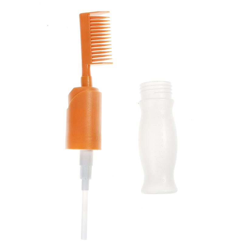 110 мл Многоразовая бутылка-аппликатор с расческой для окрашивания волос Салонный инструмент для укладки