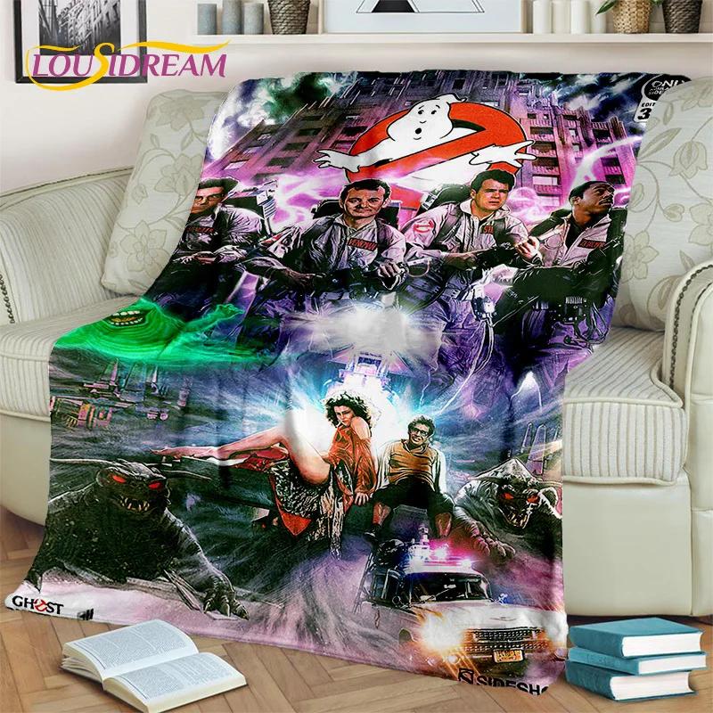 Одеяло G-Ghostbusters с героями мультфильмов, мягкое фланелевое одеяло для дома, спальни, кровати, дивана, пикника, офиса, пешего туризма, отдыха, сна, подарок