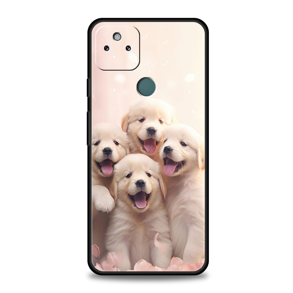 Cute Little Dog Phone Case Cover for Google Pixel 10 9 8 7 6 9A 8A 7A 6A Pro Shockproof Soft TPU 10 Pro XL Shell Fundas Capa Bag