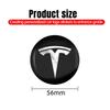 GEWT6 4pcs 56mm Tesla Hub Cap Center Cap Logo High Quality Sticker for Tesla Model 3 Y S X Personalized Car Sticker Car Accessories