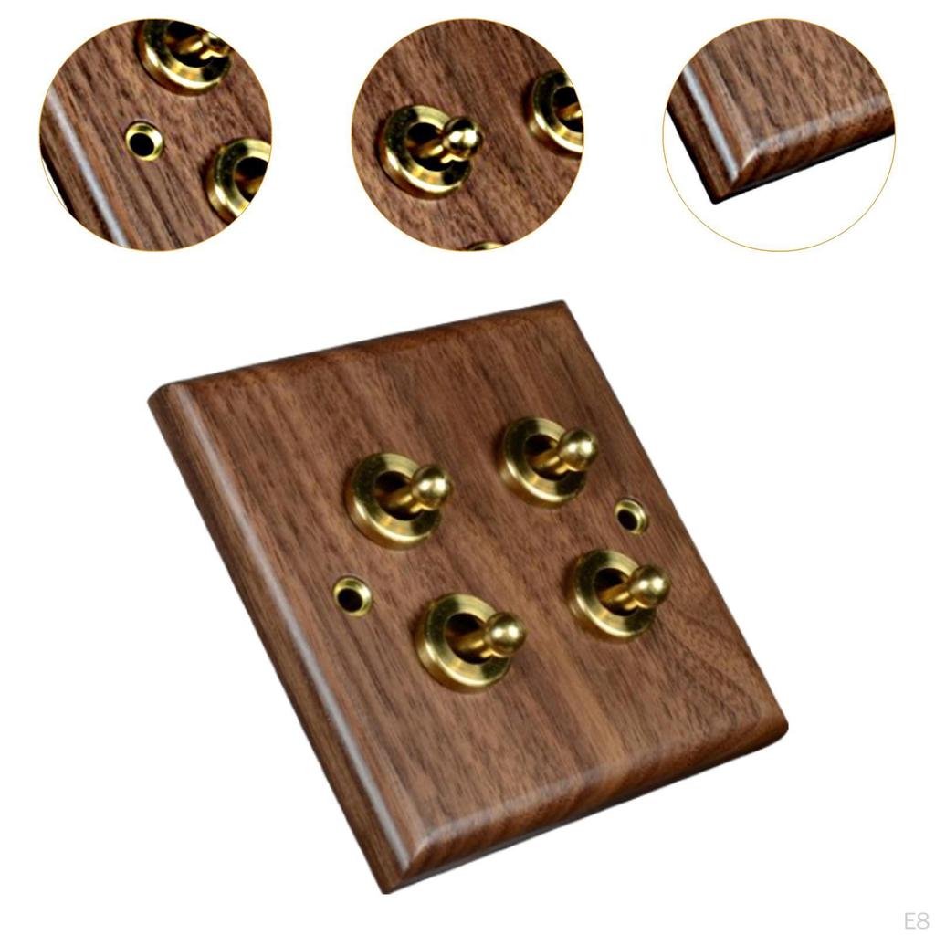 Табличка, деревянный указатель выхода, винтажный дизайн, латунный рычажный переключатель, декоративная настенная табличка для кафе отеля