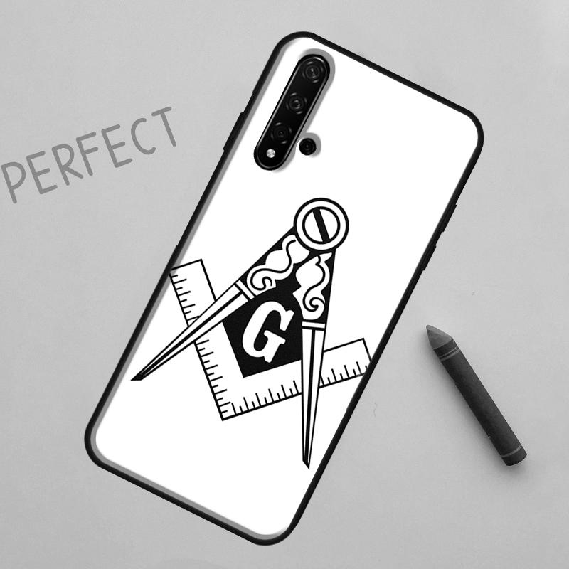 Логотип Символ Масонства Для Huawei Nova 12s 11i 7i 8i 12i Y73 Y70 Y90 Y60 Y72 Y61 Y91 9 10 SE P40 Lite P30 Pro Чехол