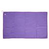 Полотенце для гольфа из микрофибры, впитывающее воду, чистящие полотенца с карабином, салфетка для протирки, фиолетовое