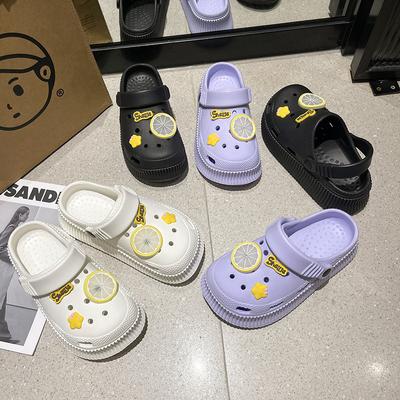 Пещерная обувь мода досуг спорт на открытом воздухе ходьба тапочки аксессуары цветок для обуви ультралегкий износостойкий нескользящий женский шлепанец