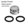 18/20/22/24mm To 22mm Faucet Adapter Set With Washer Faucet Connector  Bathroom