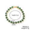 Popular color lucky flower diamond chain full of diamonds fashion design luxury high sense