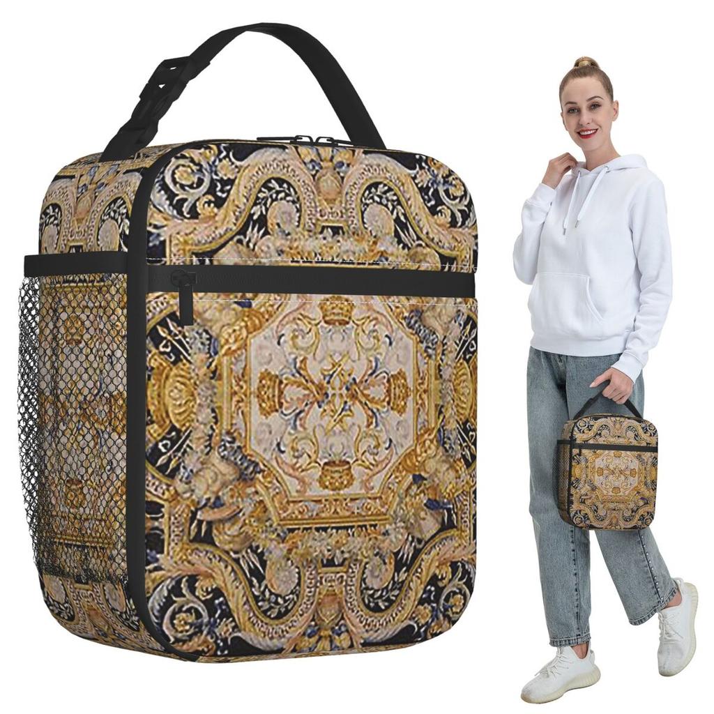 Baroque Madness Insulated Lunch Bag for Kids School Cooler Thermal Food Box Tote Portable Lunch Boxes Container