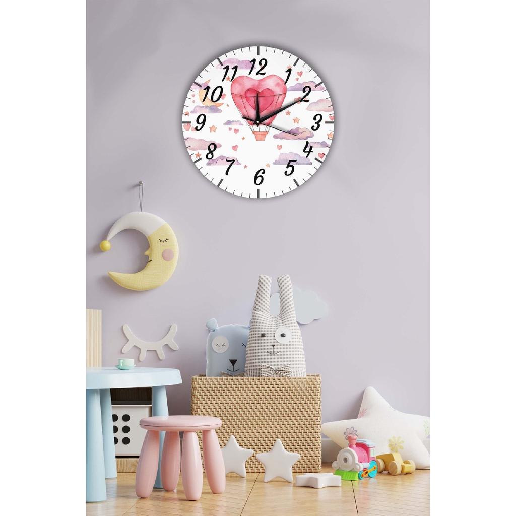 Decorative Children's Room Wall Clock 30x30cm