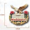 Магниты на холодильник США Сувениры для путешествий Лос-Анджелес Америка Мост Бруклина Сан-Франциско Наклейки на холодильник Подарки