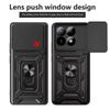 Armor Funda для Xiaomi 15T Чехол для Xiaomi mi 15T Pro Крышка Сдвижная камера Кольцо-держатель Подставка Ударопрочный Чехол для телефона
