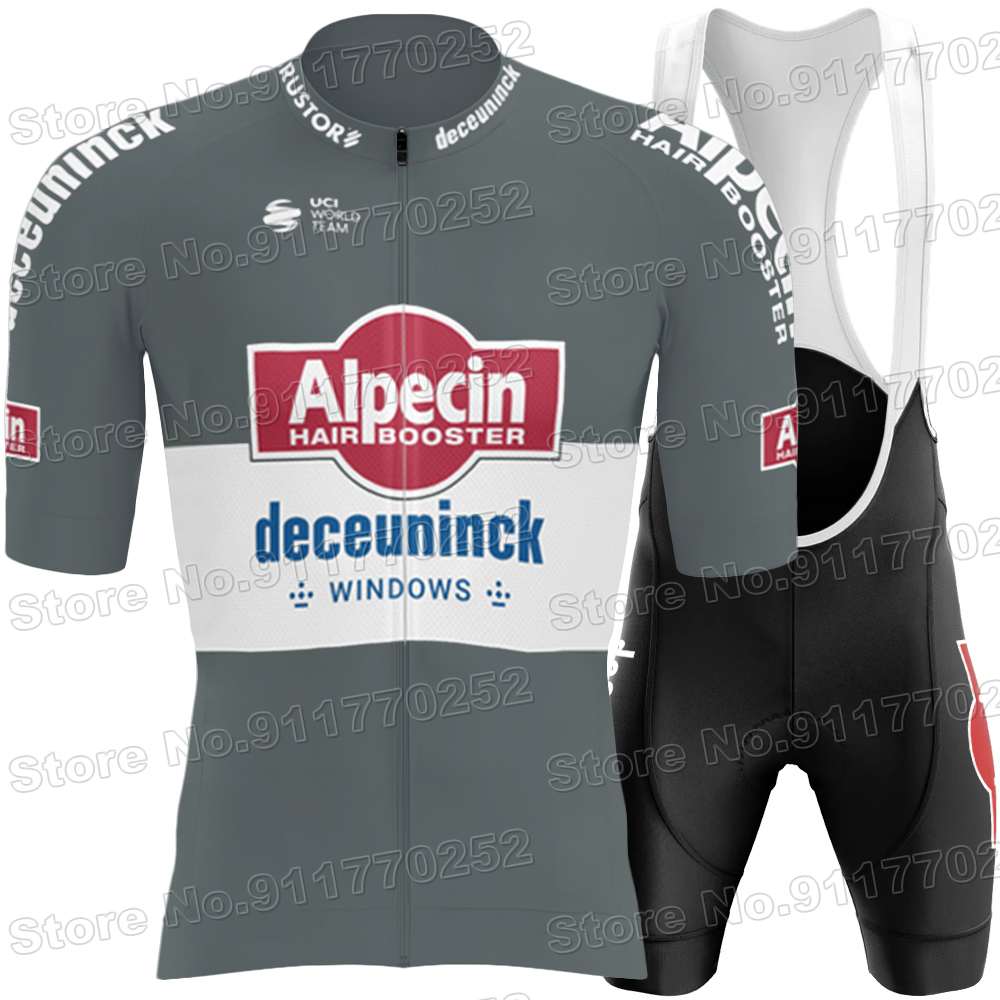 Черный Набор Велосипедной Формы Команды Alpecin Deceuninck Мужской Велосипедная Одежда Летняя Рубашка для Шоссейного Велосипеда Костюм Велосипедные Велосипедки