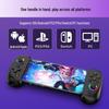 Игровой контроллер для телефона D8 RGB с выдвижной ручкой и шестиосевым джойстиком Холла для iOS, Android и Switch