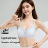 Women's Seamless Cooling Lace Push-Up Bra - Anti-Sagging, Wire-Free, Thin, Comfortable & Breathable for Summer.