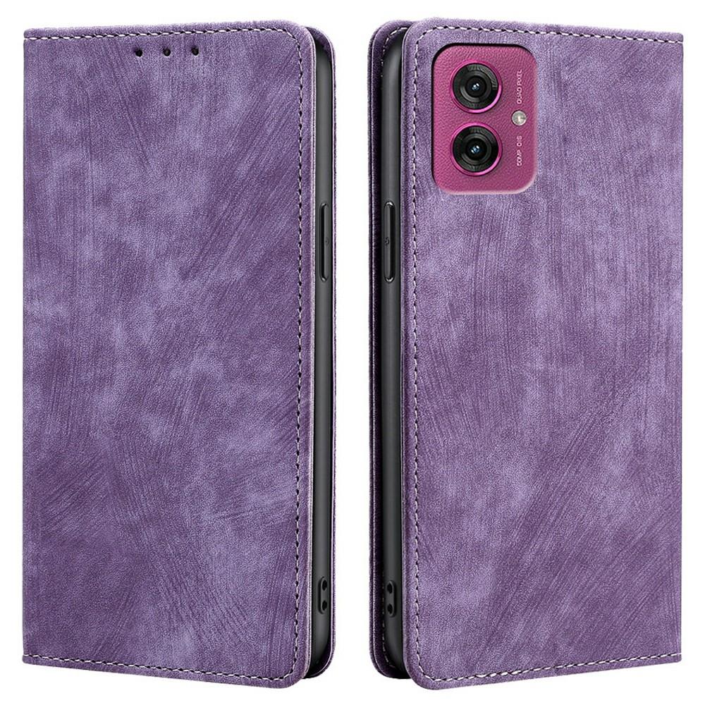 For Motorola Moto G55 5G Case RFID Blocking Wallet Leather Phone Cover