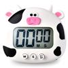 Милый мультяшный цыпленок свинья электронный ЖК-цифровой отсчет кухонный таймер для готовки выпечки помощник напоминание инструмент