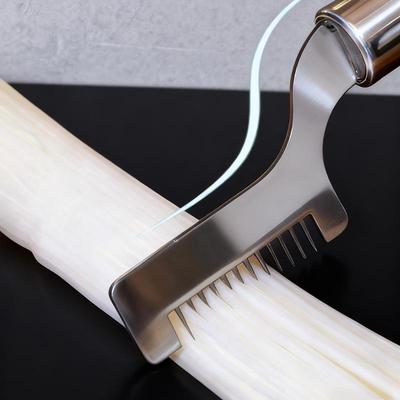 Кухонный нож Shred Silk из нержавеющей стали для измельчения зеленого лука, с изогнутой режущей головкой. Быстрый измельчитель зеленого лука.