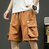 Y2K Свободные шорты-карго Мужские повседневные свободные спортивные шорты Мужские корейские модные комбинезоны Шорты Мужская уличная одежда с несколькими карманами