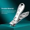 Portable Nail Clippers with Catcher Splash Proof Sharp Stainless Steel Wide Jaw Blade