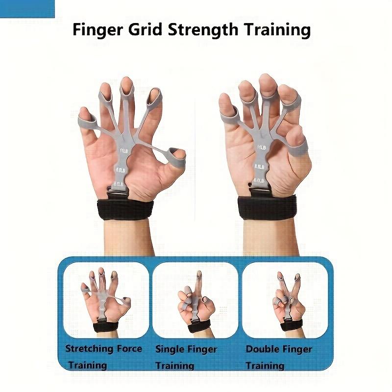 1 шт. Силиконовый Gripster Grip Strengther Растяжитель для пальцев Тренажер для рук Тренажер для фитнеса Тренировки и упражнения для укрепления рук