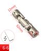 RC Boat Car Shaft Coupler Metal Cardan Joint Connector Three-section Universal Joint Coupling Motor Connector with Screws