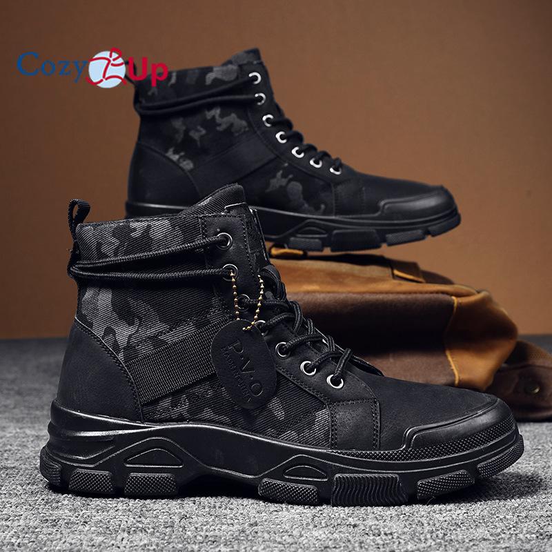 Мужские военные тактические рабочие ботинки, кожаные мотоциклетные армейские ботинки